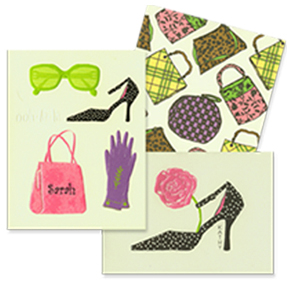 Sampling of fun stationery Crane, Julie Azan, Faux Design, Picture Perfect, Inviting Company